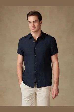 Café Coton Chemise manches courtes olaf en lin