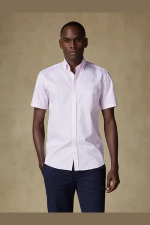 Café Coton Chemise manches courtes warren à carreaux - col boutonné