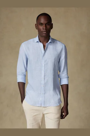 Café Coton Chemise theo en lin à rayures