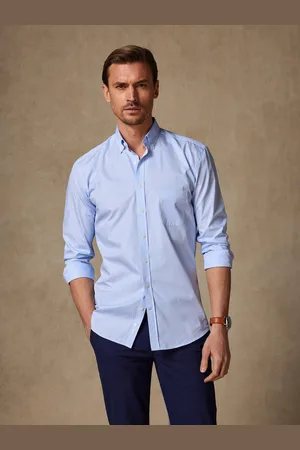 Café Coton Chemise menthon à rayures - col boutonné