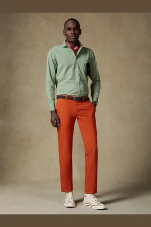 Café Coton Pantalon chino rust