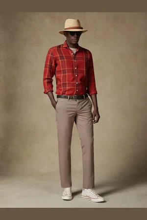 Café Coton Pantalon chino vison