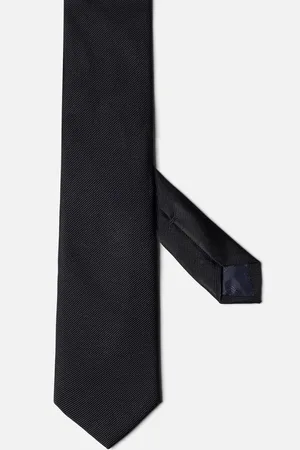 Café Coton Cravate austin en soie noire