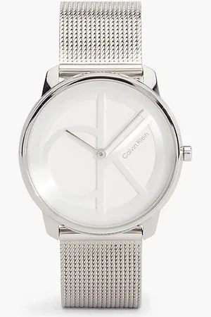 Calvin Klein Montre-bracelet en maille avec logo monogramme