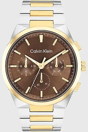 Calvin Klein Montre-bracelet multifonction à maillons en H