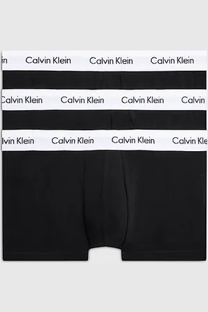 Calvin Klein 3 Pack Low Rise Trunks - Cotton Stretch - - - Men - L