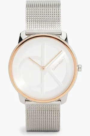 Calvin Klein Montre-bracelet en maille avec logo monogramme