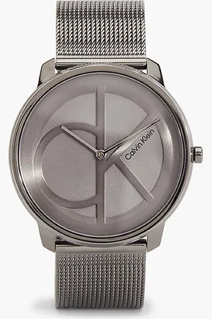 Calvin Klein Montre-bracelet en maille avec logo monogramme