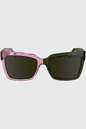 Calvin Klein Lunettes de soleil rectangulaires modifiées CKJ24606S