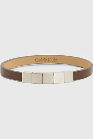 Calvin Klein Bracelet en cuir réglable minimaliste