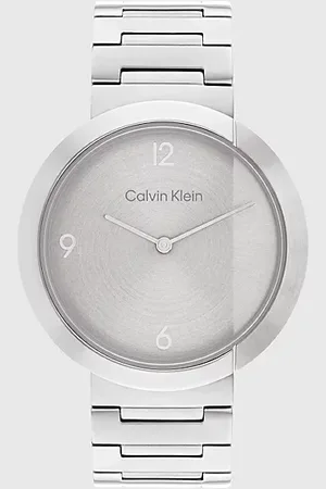 Calvin Klein Montre-bracelet à lunette fendue