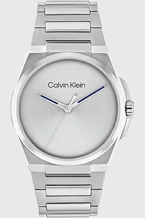 Calvin Klein Montre-bracelet à maillons en H et cadran brossé
