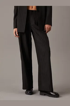 Calvin Klein Pantalon à pinces en crêpe doux