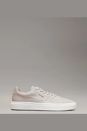 Calvin Klein Baskets en cuir nacré