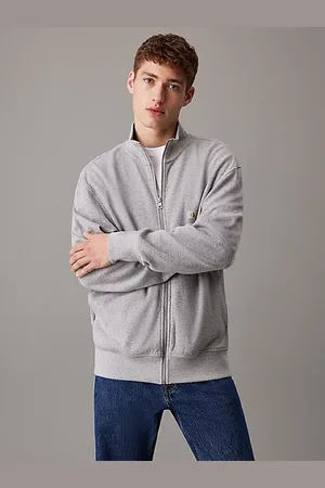 Calvin Klein Gilet zippé en coton gaufré