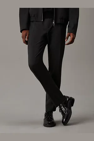 Calvin Klein Pantalon slim fuselé en flanelle