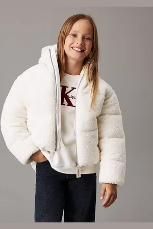 Calvin Klein Doudoune courte en teddy