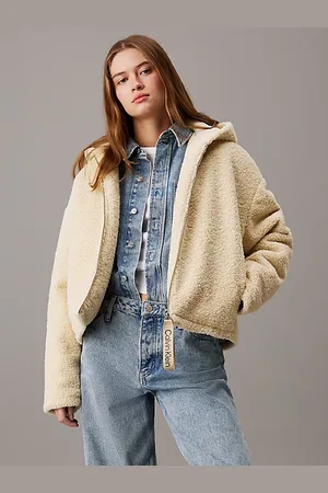 Calvin Klein Veste matelassée relaxed en sherpa