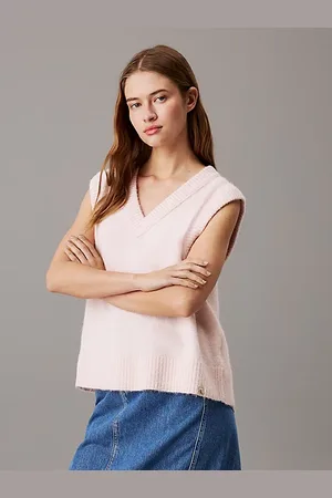 Calvin Klein Veste relaxed en laine mélangée