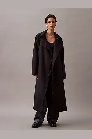 Calvin Klein Trench en sergé de laine