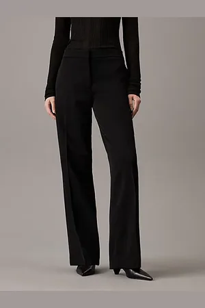 Calvin Klein Pantalon de smoking droit en sergé