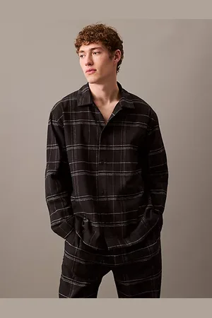 Calvin Klein Haut de pyjama en flanelle de coton