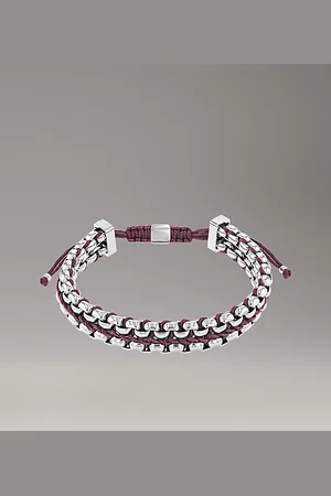Calvin Klein Bracelet réglable à maillons tressés