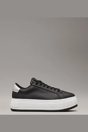Calvin Klein Baskets compensées en cuir
