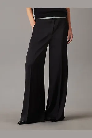Calvin Klein Pantalon droit en satin technique