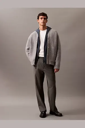 Calvin Klein Bomber en laine bouillie mélangée