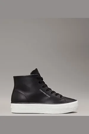 Calvin Klein Baskets montantes compensées en cuir