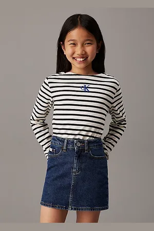 Calvin Klein T-shirt rayé à manches longues