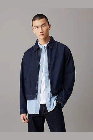 Calvin Klein Veste zippée relaxed en jean