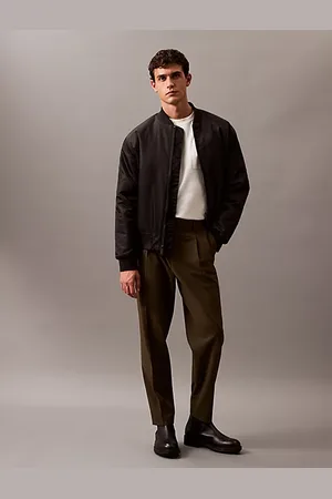 Calvin Klein Pantalon cintré à plis doux