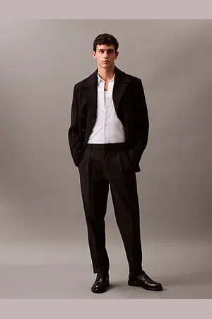Calvin Klein Pantalon cintré à plis doux