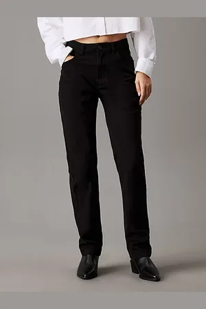 Calvin Klein Pantalon straight high rise
