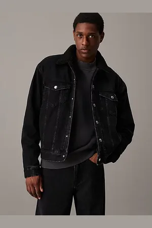 Calvin Klein Veste en jean et sherpa
