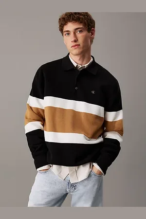 Calvin Klein Polo à rayures Half Milano