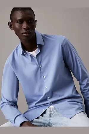 Calvin Klein Chemise de soirée slim en popeline