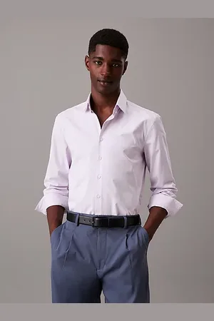 Calvin Klein Chemise de soirée slim en popeline