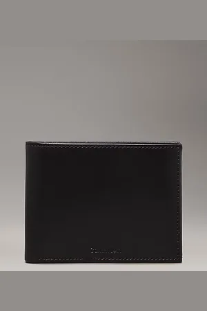 Calvin Klein Portefeuille 3 volets en cuir anti-RFID