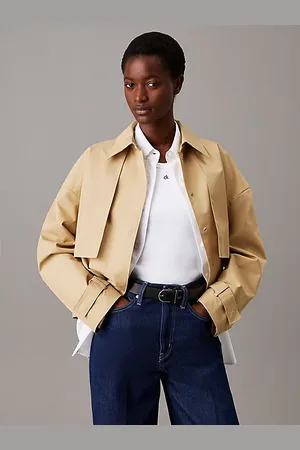 Calvin Klein Veste trench relaxed en sergé
