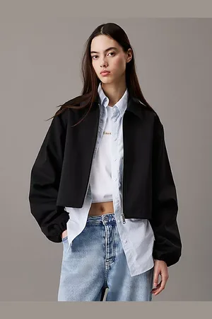 Calvin Klein Veste courte en nylon technique doux