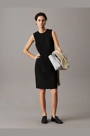 Calvin Klein Robe-tube en sergé infroissable