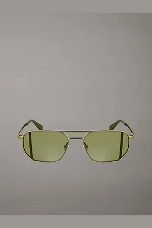 Calvin Klein Lunettes de soleil rectangulaires modifiées CKJ25202S