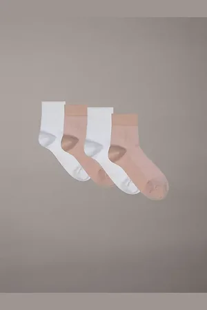 Calvin Klein Lot de 4 paires de chaussettes de cheville