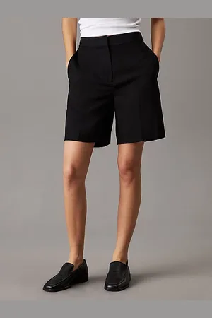 Calvin Klein Short large en lin et lyocell