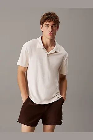 Calvin Klein Polo de plage en tissu éponge