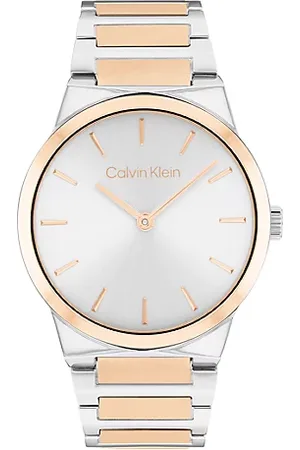 Calvin Klein Montre-bracelet en acier inoxydable bicolore
