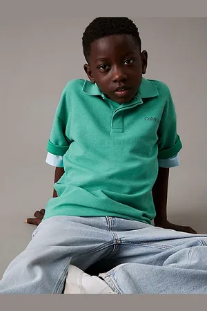 Calvin Klein Polo boxy en maille ottomane